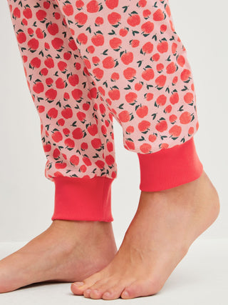 DAMEN Pyjama mit Bündchen