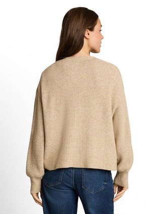 Oversize Cardigan mit V-Ausschnitt