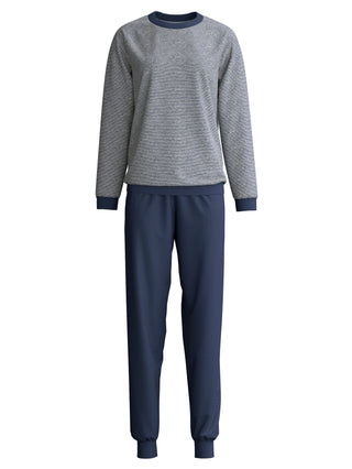 DAMEN Pyjama mit Bündchen