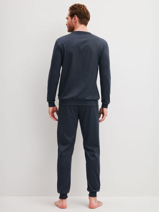 HERREN Pyjama mit Bündchen