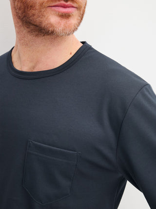 HERREN Pyjama mit Bündchen