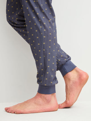 HERREN Pyjama mit Bündchen