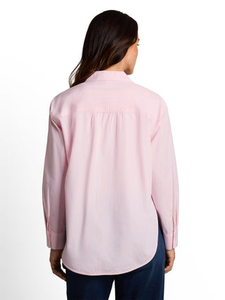 Loose Fit Popeline Hemdbluse