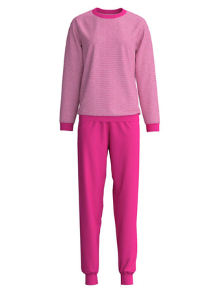 DAMEN Pyjama mit Bündchen