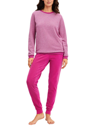 DAMEN Pyjama mit Bündchen