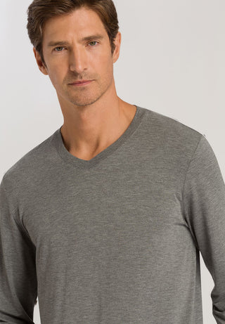 Casuals L/SLV Shirt V-Neck