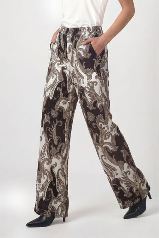 Palazzo Hose mit Paisley-Muster