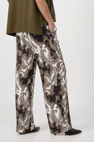 Palazzo Hose mit Paisley-Muster