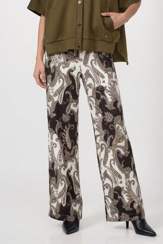 Palazzo Hose mit Paisley-Muster