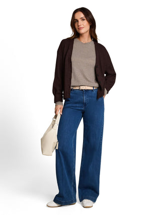 Cosy Langarmshirt mit Muster