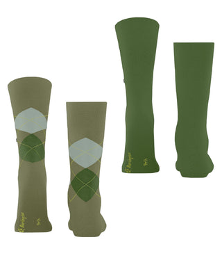 Burlington Everyday Argyle Mix 2-Pack Herren
