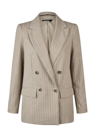 Blazer mit Nadelstreifen