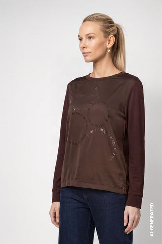 Blusenshirt mit Schmuckdetails