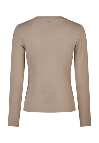 Rippshirt mit Schmuckband