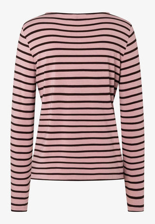 gestreiftes Langarmshirt