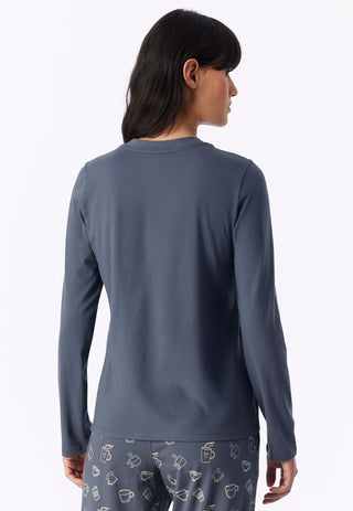 Shirt langarm Rundhals