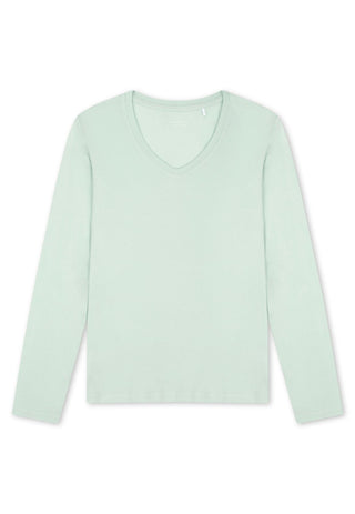 Shirt langarm V-Ausschnitt