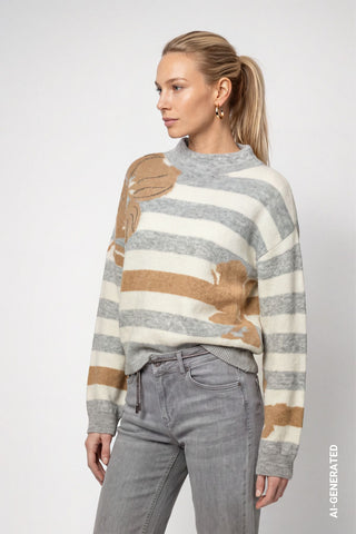 Strickpullover mit weicher Haptik