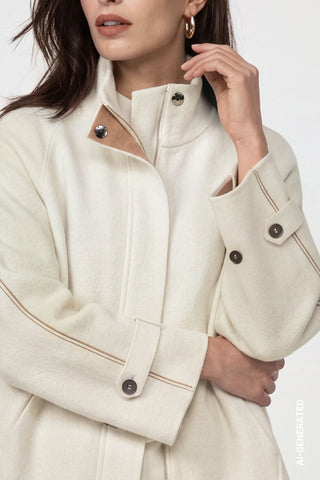 Doubleface Strickjacke