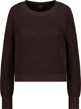 Basic-Strickpullover mit Lurex