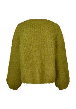 Strickjacke im Zopfmuster