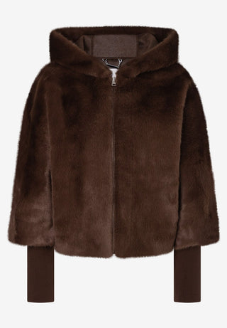 Fake-Fur-Jacke