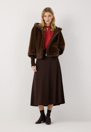 Fake-Fur-Jacke