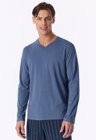 Langarmshirt V-Ausschnitt