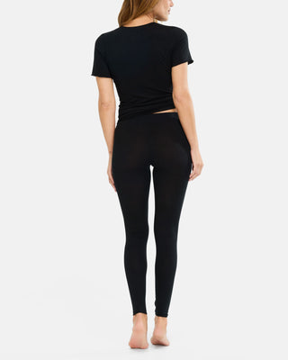 Shirt Kurzarm cashmere dream Stand, schwarz
