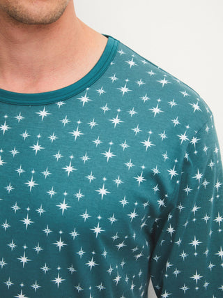 HERREN Pyjama mit Bündchen