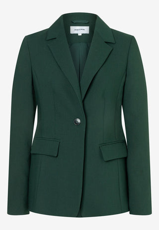 Technical Double Blazer, dark bottle green