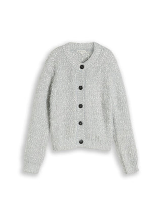 Loose Fit Cardigan aus Federgarn
