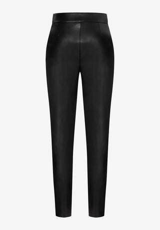 Fake Leather Leggings, black