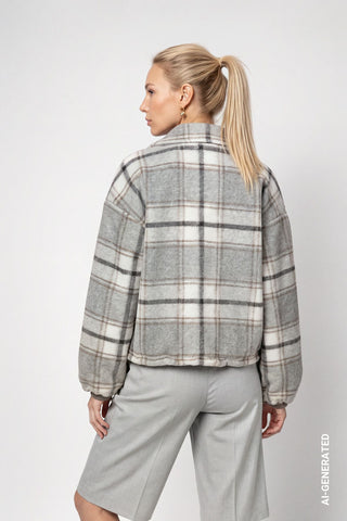 Jacke mit Karomuster