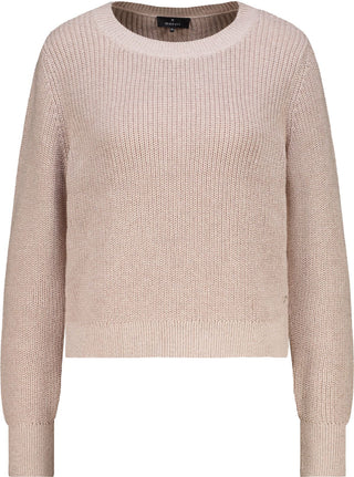 Basic-Strickpullover mit Lurex