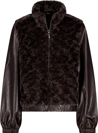 Jacke mit Kunstfell
