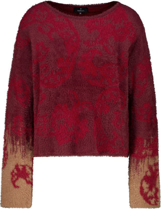 Strickpullover mit Paisley-Muster