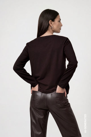 Blusenshirt mit Schmuckdetails