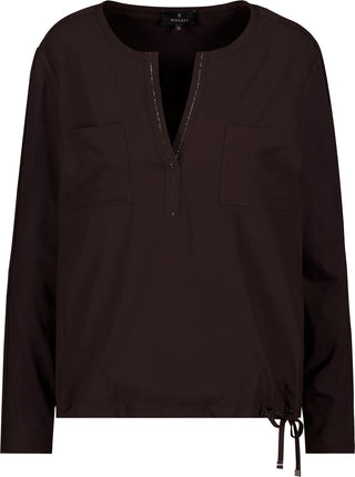 Blusenshirt mit Schmuckdetails