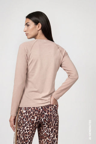 Basic-Langarmshirt