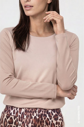 Basic-Langarmshirt