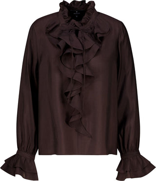 Bluse mit Volants