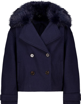 Jacke mit Wolloptik