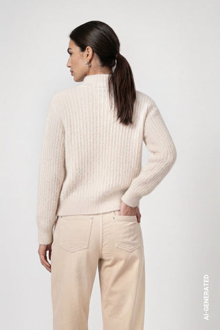 Strickpullover mit Struktur