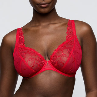 SOLISSE true red Tiefdekolletierter BH