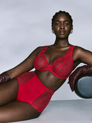 SOLISSE true red Tiefdekolletierter BH