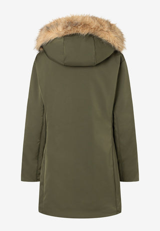 Parka mit Kunstfellkapuze