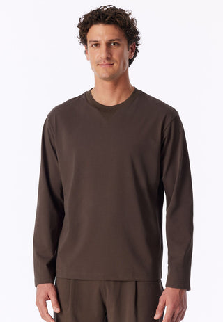 Langarmshirt Rundhals