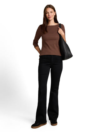 Langarmshirt mit Streifenmuster