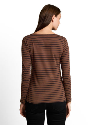 Langarmshirt mit Streifenmuster